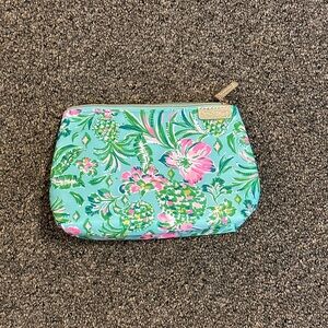 Lilly Pulitzer Floral Print Clutch - Green and Pink